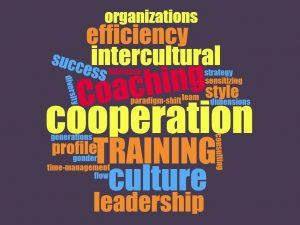 A kultúraközi elméletekre épülő tréningek és coaching folyamatokcsapatépítés, kommunikációs hatékonyság növelés, érzékenyítés és vezetőfejlesztés